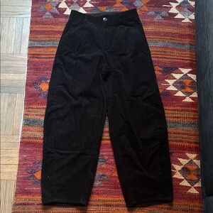 GU by Uniqlo Black Corduroy Pants